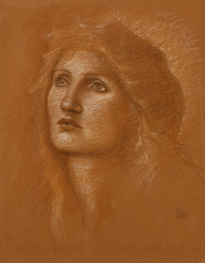 Head of a Woman by Edward Burne Jones