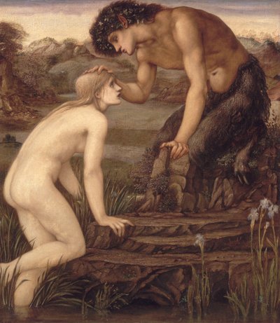 Pan and Psyche by Edward Burne Jones