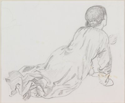 Reclining Figure by Edward Burne Jones