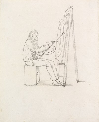 Self-Caricature by Edward Burne Jones