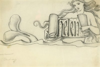 Study for Helen by Edward Burne Jones