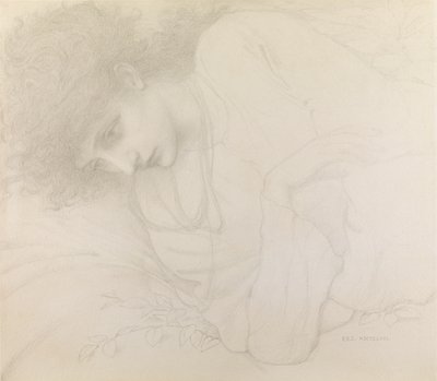 Study of Mary Cassavetti by Edward Burne Jones