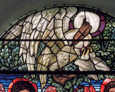 The Pelican In Her Piety by Edward Coley Burne Jones