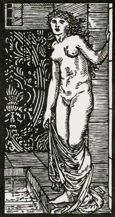 Psyche at Bath, 1866 by Edward Coley after Burne Jones