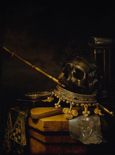 Vanitas Still Life, 1661 by Edward Collier