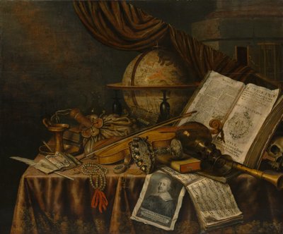 Vanitas Still Life by Edward Collier