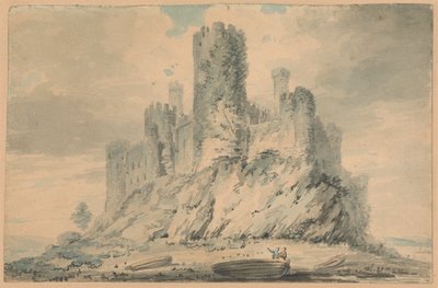 Conway Castle, Caernarvonshire by Edward Dayes