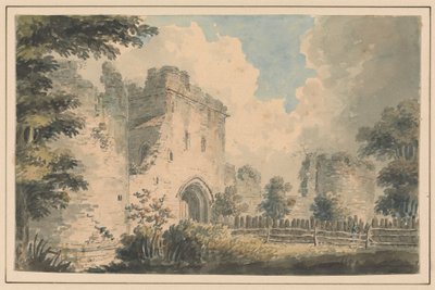 The Keep, Porchester Castle by Edward Dayes