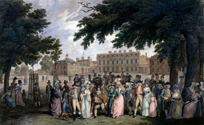 The Promenade in St James Park, c.1796 by Edward Days