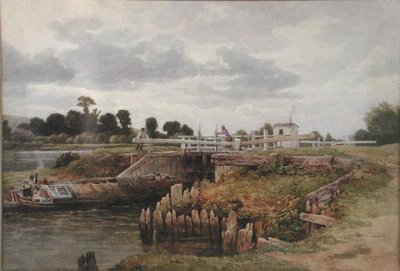 A View on the Thames by Edward Duncan