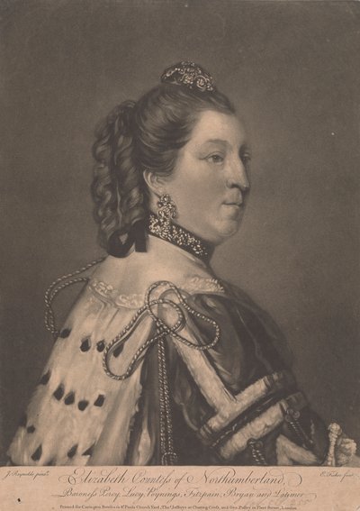 Elizabeth, Countess of Northumberland by Edward Fisher