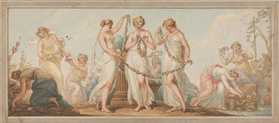 Allegory for Spring by Edward Francis Burney