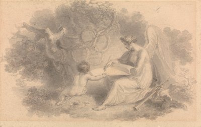 Allegory of Napoleonic Battles by Edward Francis Burney