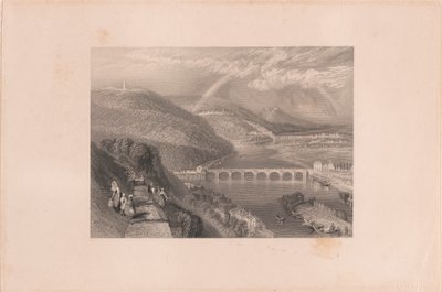 Bridge of St. Cloud from Sevres by Edward Francis Finden