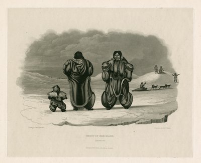 Group of Eskimaux, Igloolik by Edward Francis Finden