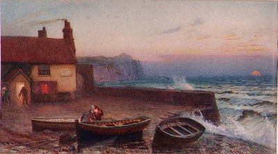 Sandsend, Whitby by Edward Frederick Brewtnall