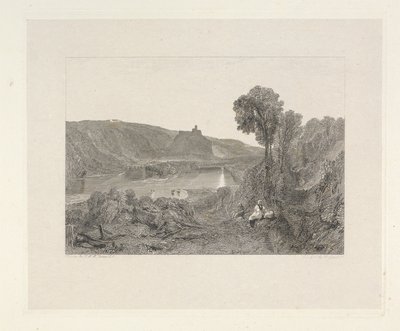 Prudhoe Castle, Northumberland by Edward Goodall