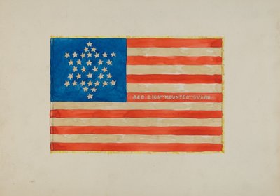 Flag: Civil War, c. 1936 by Edward Grant
