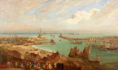 Sunderland Harbour from Roker by Edward Hastings