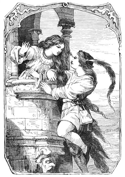Rapunzel, 1901 by Edward Henry Wehnert