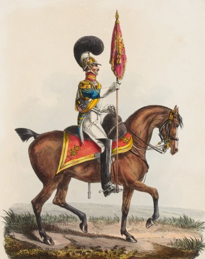 Royal Horse Guards, Blue, Officer, 1828 by Edward Hull
