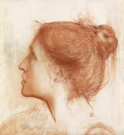 Head of a Woman by Edward John Poynter
