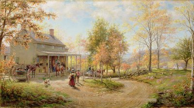 An October Day by Edward Lamson Henry