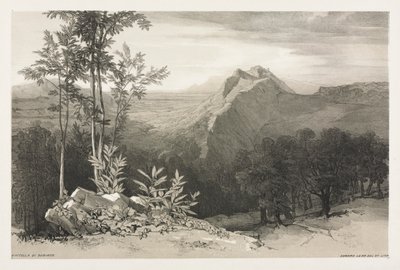Civitella di Subiaco by Edward Lear