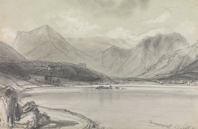 Crummock Water by Edward Lear