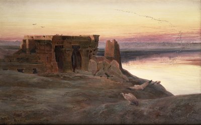 Kom Ombo Temple, Egypt by Edward Lear