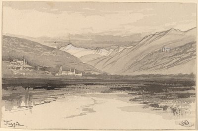 Taggia by Edward Lear