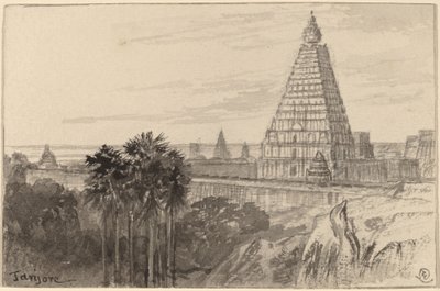 Tanjore, India by Edward Lear