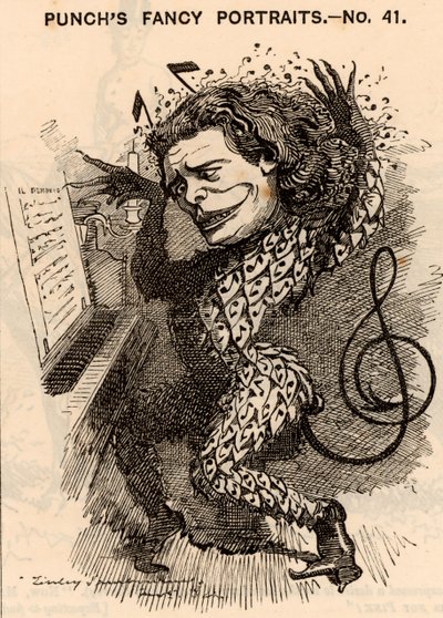 Anton Rubenstein (1829-1894) by Edward Linley Sambourne