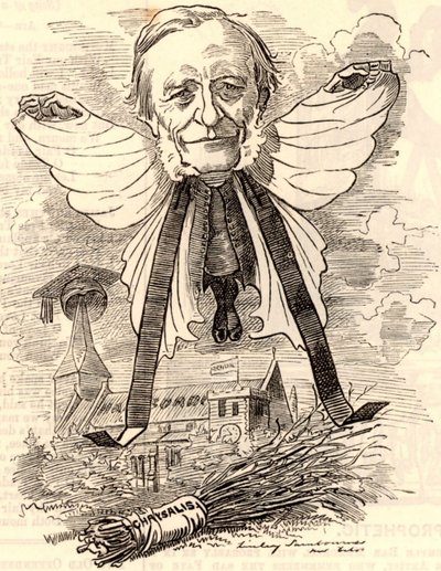 Caricature of George Granville Bradley by Edward Linley Sambourne