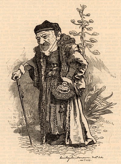 Moses Montefiore (1784-1885) by Edward Linley Sambourne
