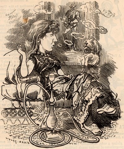 Ouida (1839-1908) by Edward Linley Sambourne