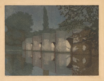 Stopham Bridge by Edward Louis Laurenson