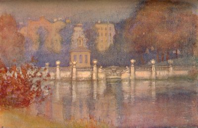 The Serpentine, Hyde Park by Edward Louis Lawrenson