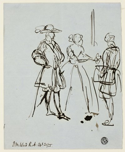 Three Figures by Edward Matthew Ward