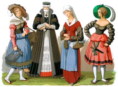 Swiss Costumes, 15th-16th Century by Edward May