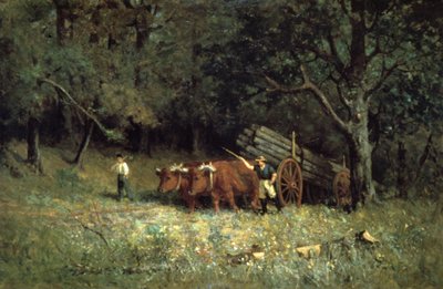 Driving Home the Cows, 1881 by Edward Mitchell Bannister