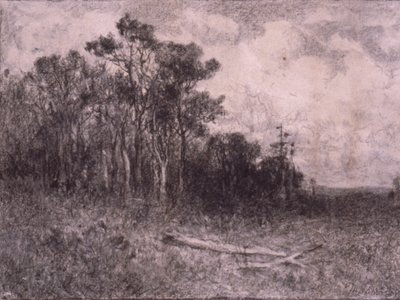 Landscape, Woodland Scene by Edward Mitchell Bannister