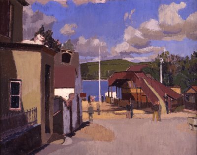 Ferryside Station by Edward Morland Lewis