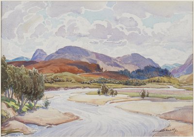 On the Spey, c.1935 by Edward Mossforth Neatby
