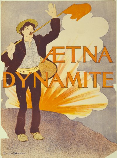 Aetna Dynamite by Edward Penfield