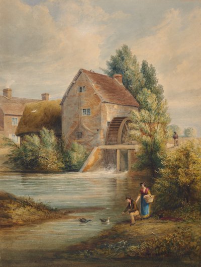 A Watermill in Warwickshire by Edward Pretty