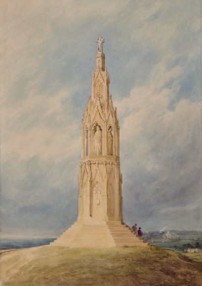 Ebanor Cross, Northampton by Edward Pretty