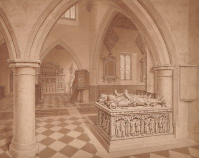 Tomb in Church by Edward Pretty