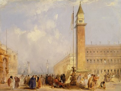 The Piazzetta, Venice by Edward Pritchett