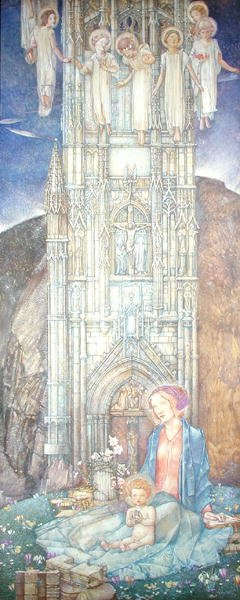 Gothic Tower by Edward Reginald Frampton